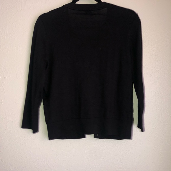 Kate Spade black jewel embellished cardigan size medium - Picture 8 of 8